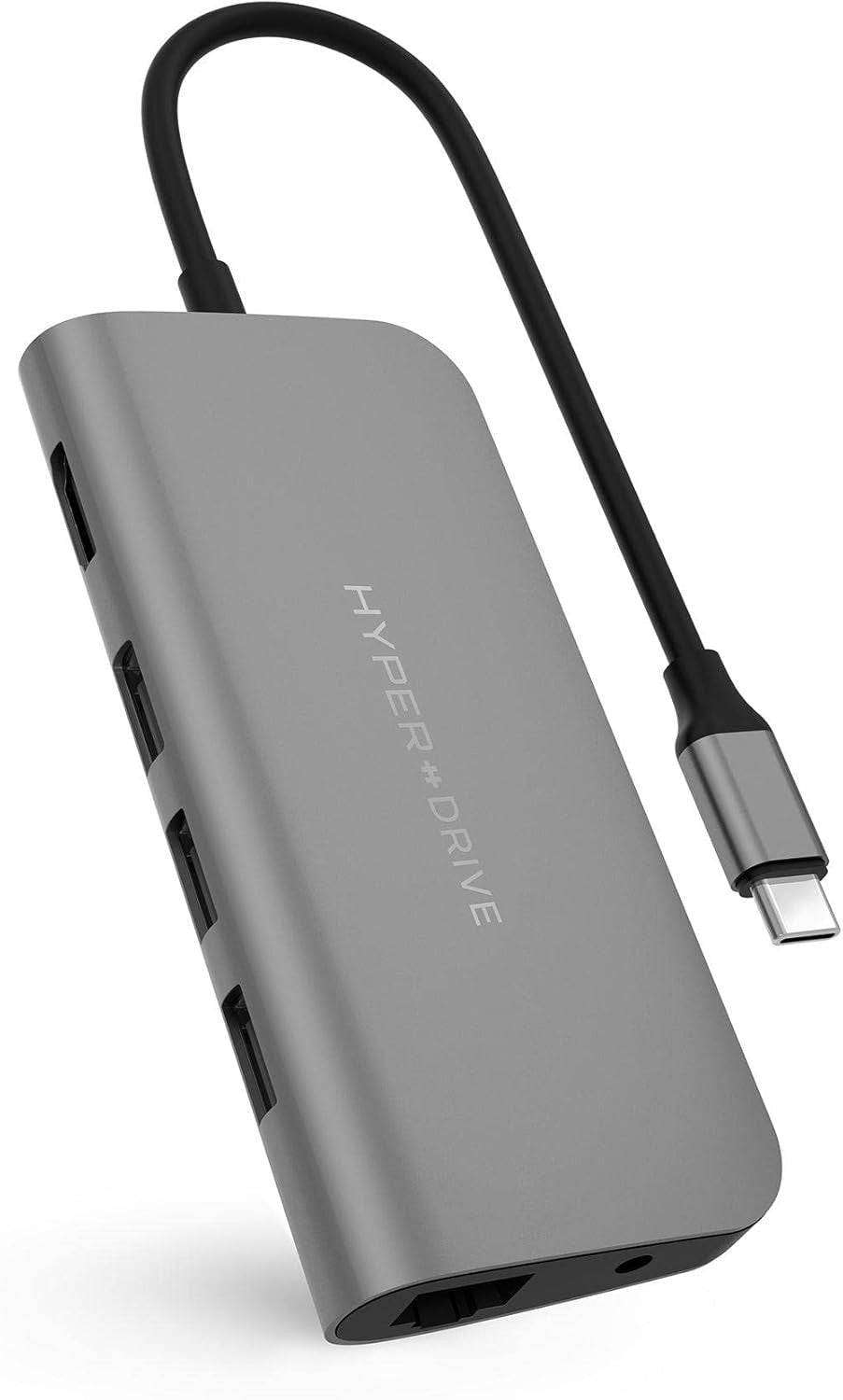 Targus Hyperdrive Power 9-in-1 USB-C Space Grey Hub - HD30F-GRAY