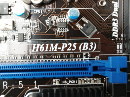 MSI H61M-P25 (B3) Socket LGA 1155 DDR3 Motherboard With I/O Shield