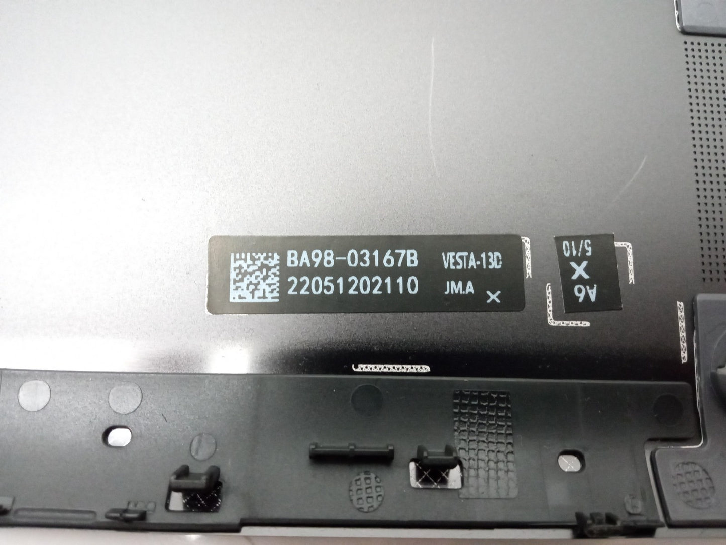 Samsung Galaxy Book2 360 NP730QED 13" Laptop Back Chassis Lid Cover BA98-03167B