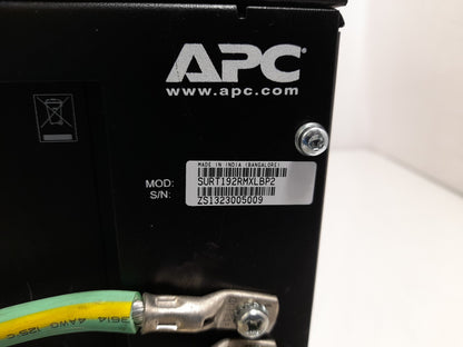 APC SURT192RMXLBP2 8 Bay External Battery Pack - No Batteries Or Cartridges