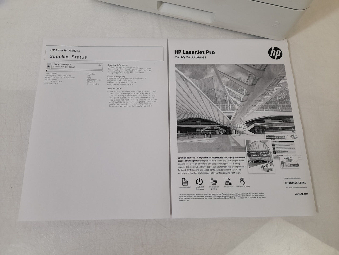 HP LaserJet Pro M402N A4 Mono USB LAN Laser Printer - C5F94A