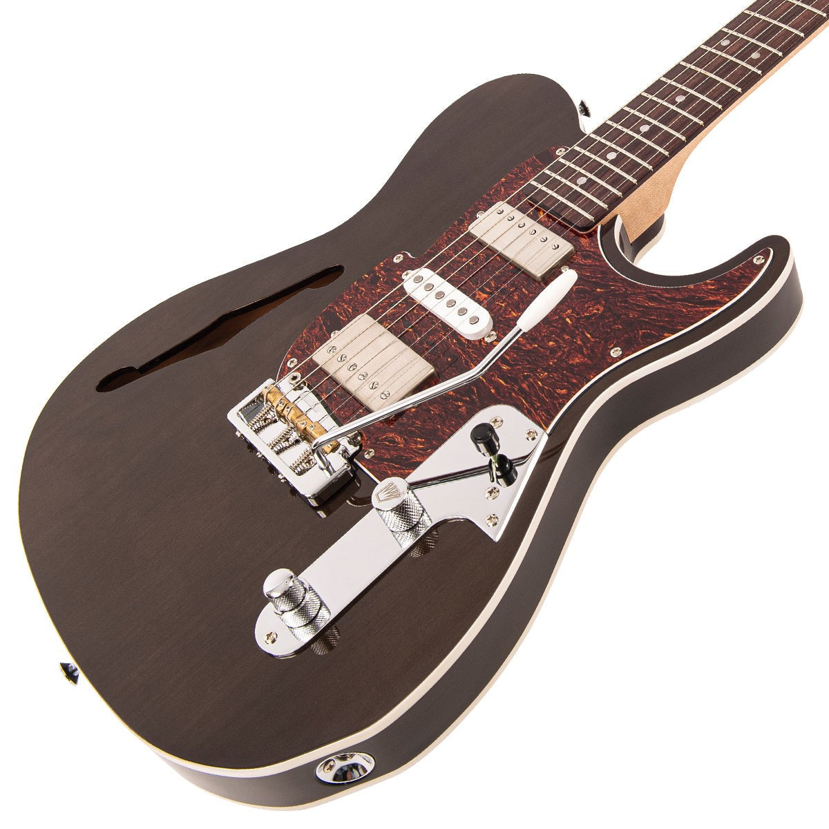 Fret-King Country Squire Semitone De Luxe Electric Guitar ~ Thru Black
