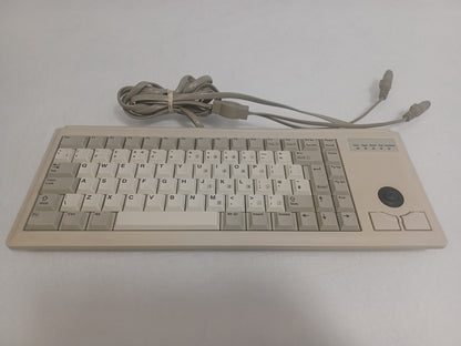 Vintage Cherry G84-4400PPAGB PS/2 Keyboard With Track Ball - Yellowed