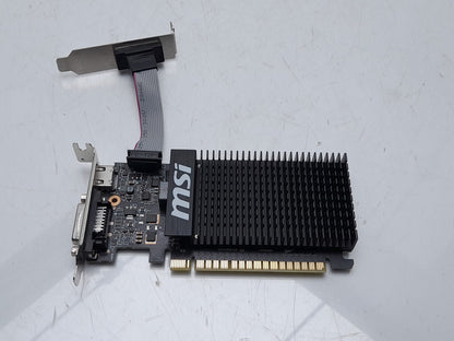 MSI NVIDIA GeForce GT 710 1GB Video Graphics Card GT 710 1GD3H LP