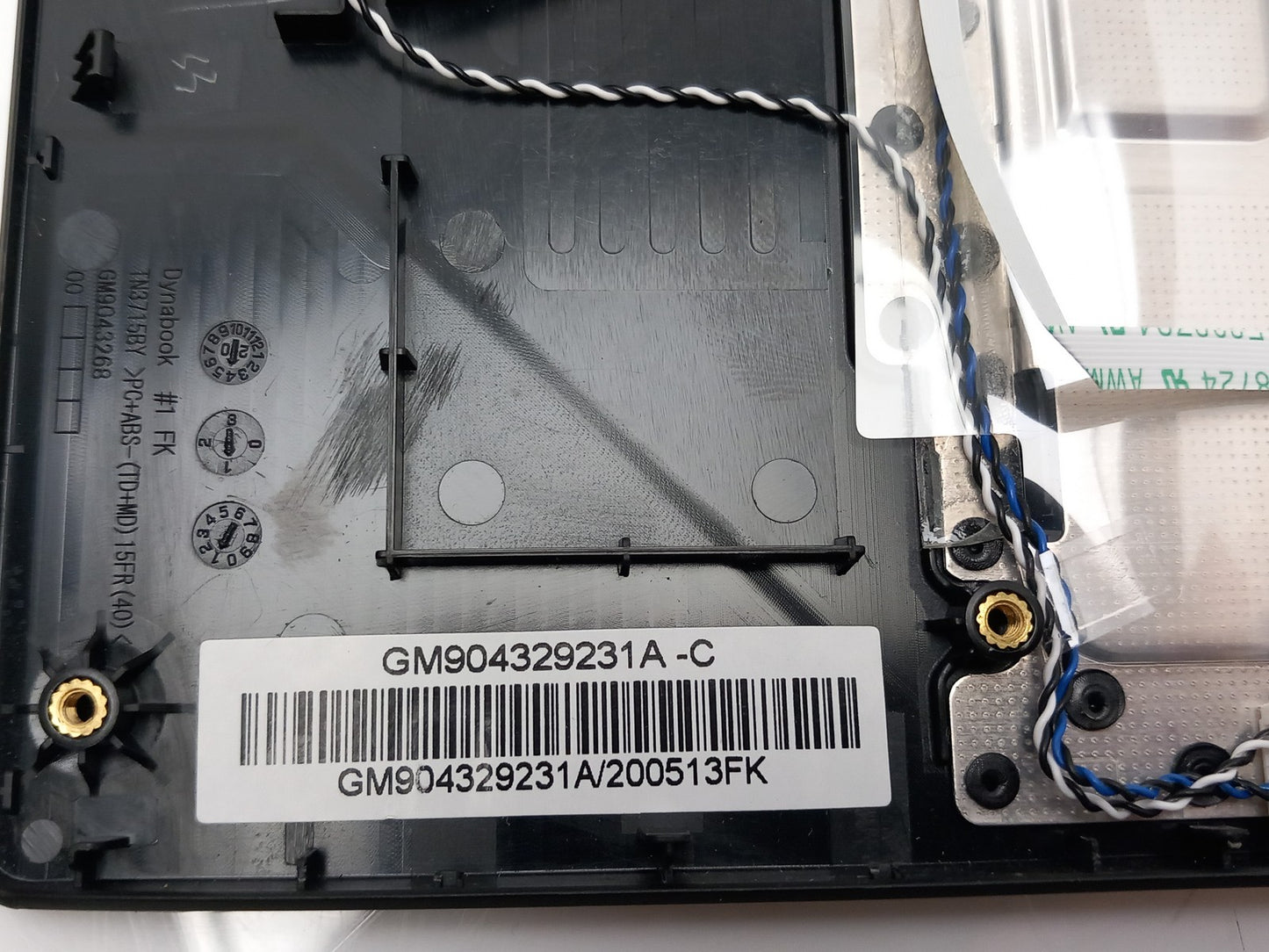 Toshiba Dynabook A30-E-14N UK Laptop Keyboard Palmrest Touchpad GM904329231A-C