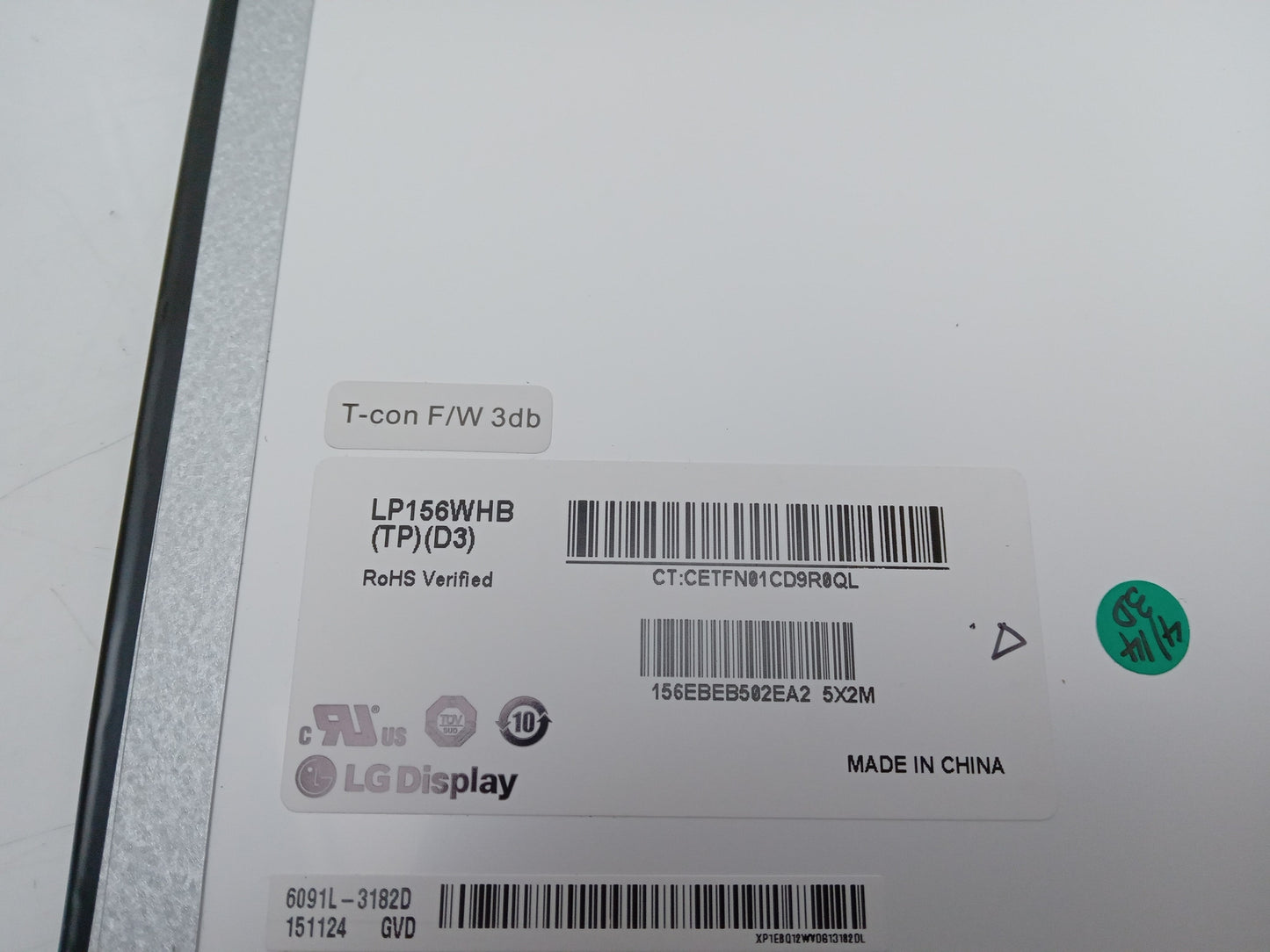 LG Display LP156WHB (TP)(D3) 15.6" Replacement LCD Display Panel