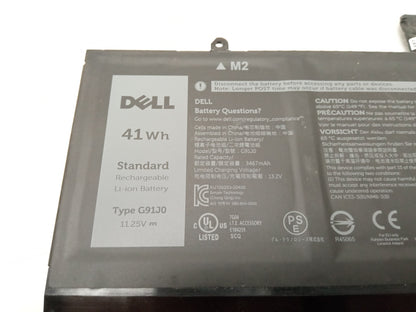 Dell G91J0 41Wh 11.25V Replacement Laptop Battery 0MGCM5 0927N5