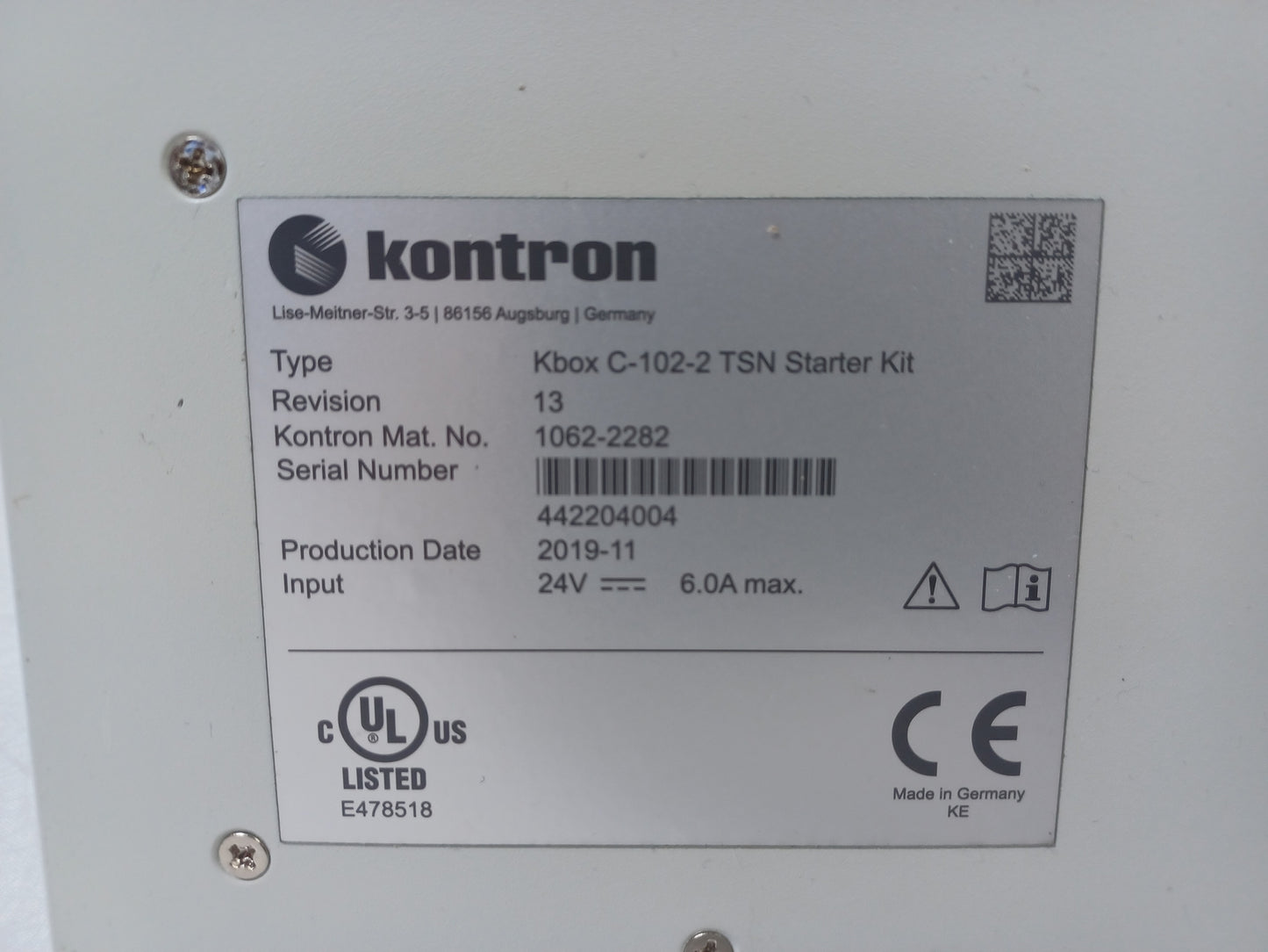 Kontron KBox C-102-2 TSN Industrial Computer - No OS / No PSU