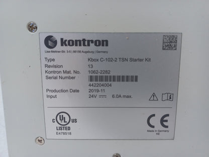Kontron KBox C-102-2 TSN Industrial Computer - No OS / No PSU