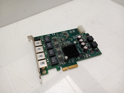 ADLink PCIe-GIE64+ 4 Port Gigabit Ethernet Image Capture Card 51-18519-0A40