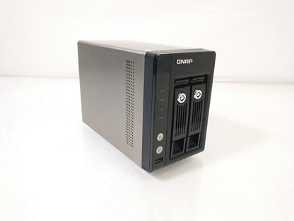 Qnap TS-239 Pro II+ 2 Bay Network Attached Storage 2TB (2x 1TB)- No Power Supply