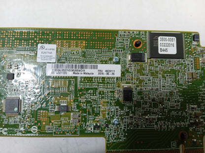 IBM M5210 6GB/12GB SAS/SATA RAID Controller 46C9111 1GB Cache 44W3395