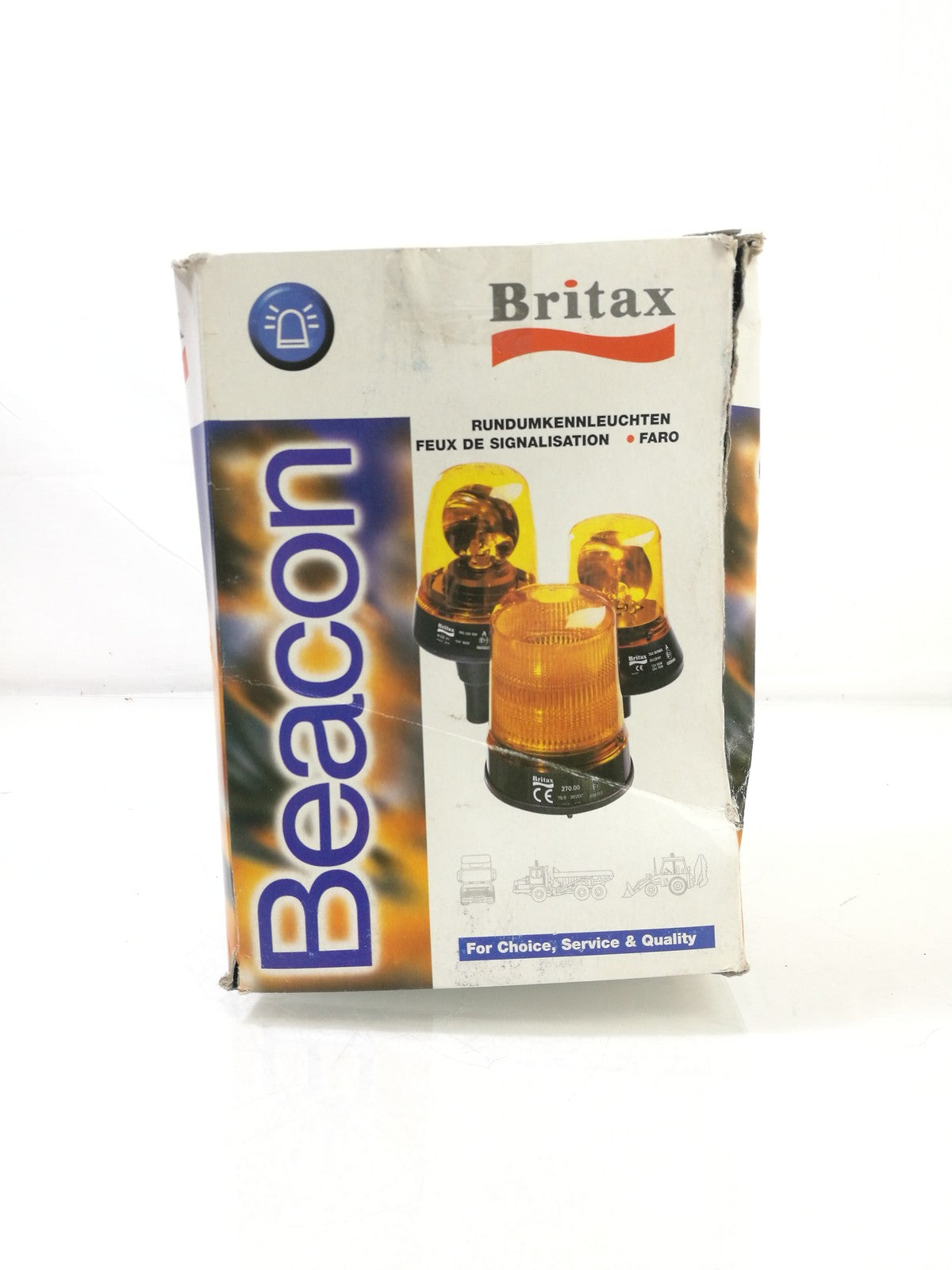 Britax 371.00 12V Single Beacon Amber Warning Light