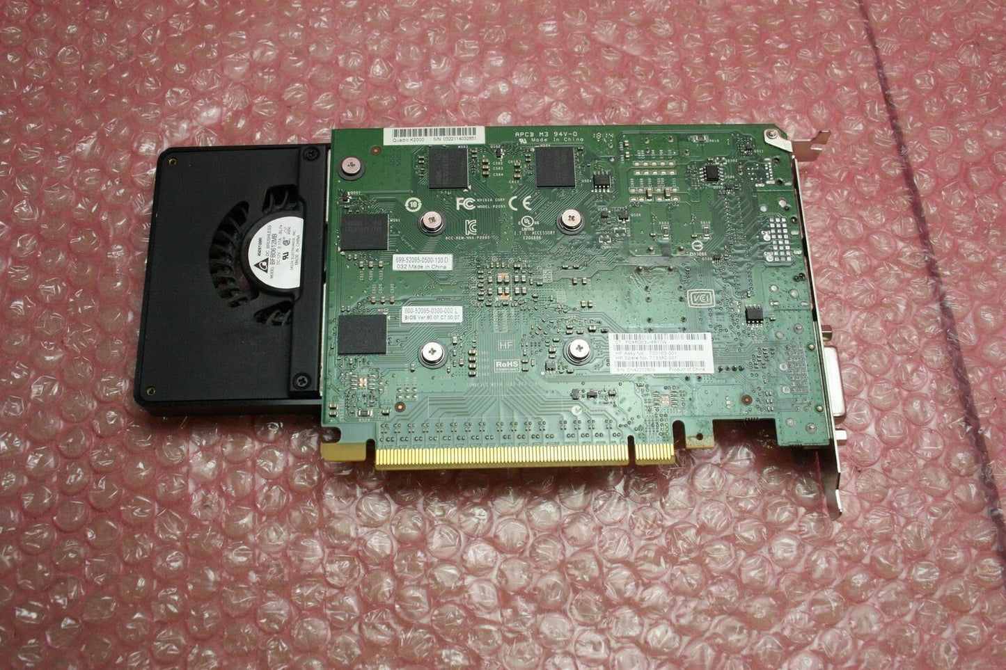 NVIDIA Quadro K2000 2GB GDDR5 Video Graphics Card HP 700103-001 713380-001