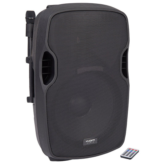 KAM RZ12AP V3 12" Portable 800W Bluetooth PA Speaker - With Microphone
