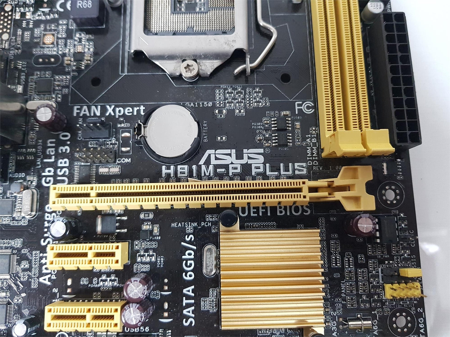 ASUS H81M-P Plus Socket LGA1150 DDR3 MicroATX Motherboard with I/O Shield