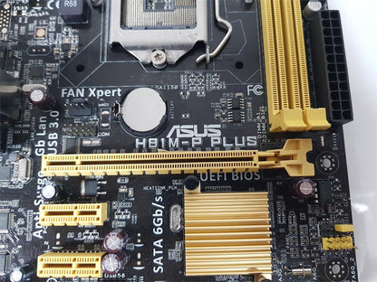 ASUS H81M-P Plus Socket LGA1150 DDR3 MicroATX Motherboard with I/O Shield