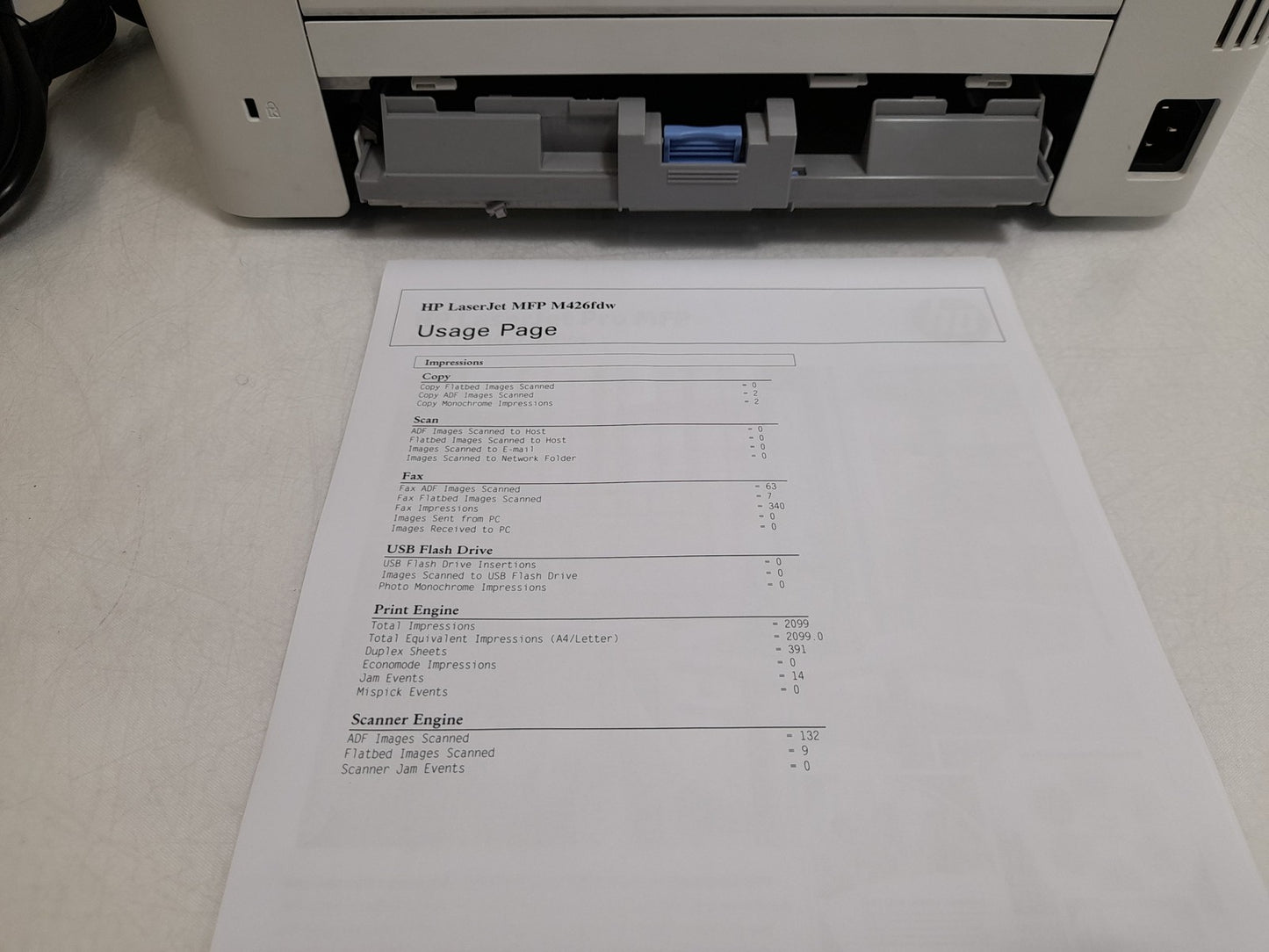 HP LaserJet Pro M426fdw A4 All-In-One USB LAN Laser Printer - F6W15A