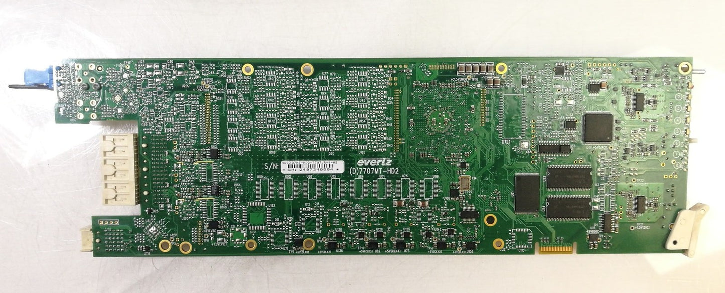 Evertz 7700FR-C Chassis W/ 2x Evertz 7700/7800 VistaLINK 7707MT-HD2 Fiber