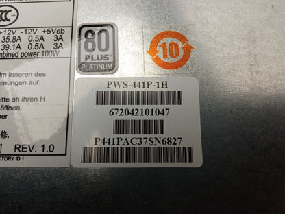 SuperMicro PWS-441P-1H 480W Platinum Server Power Supply Unit