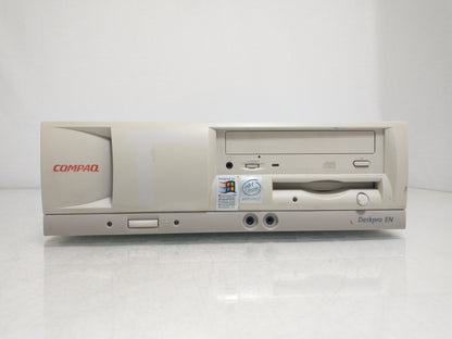 Vintage Compaq Deskpro EN PC Pentium III 933 MHz 384MB 40GB HDD With CRT