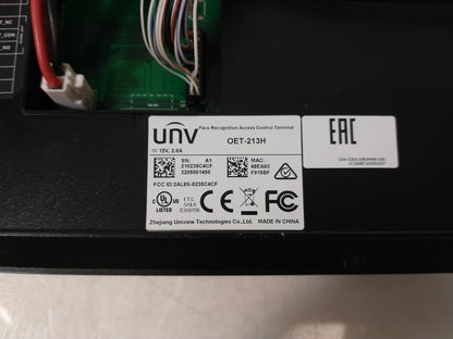 Uniview OET-213H-BTS1 UNV Face Recognition Terminal