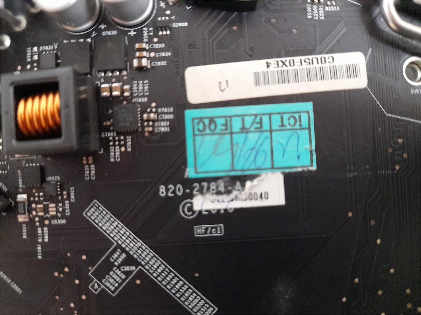 Apple iMac A1311 21 inch Socket LGA1156 Logic Board 820-2784-A 631-1335