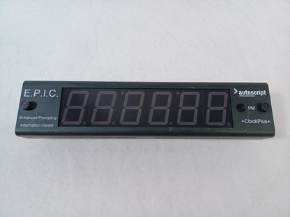 AutoScript E.P.I.C. +Clockplus+ Enhanced Prompting Information Centre