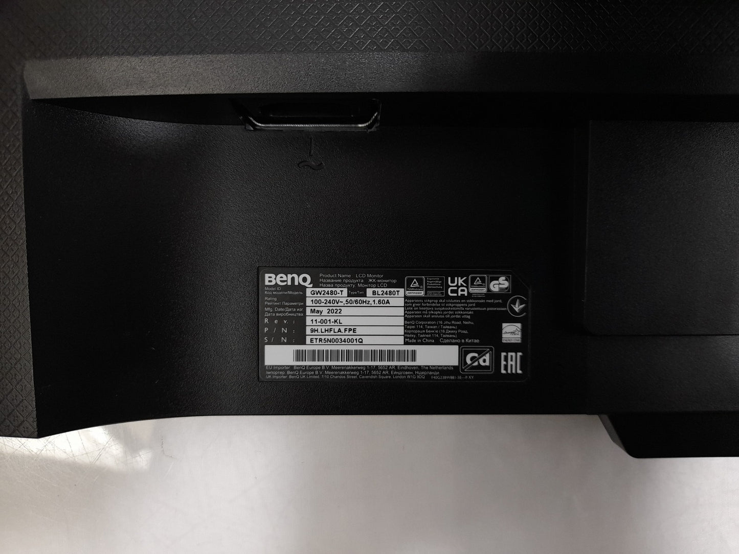 BenQ BL2480T 23.8 in HDMI VGA DP 1920x1080 LED Monitor With Stand