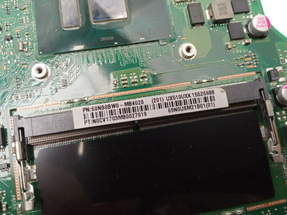 ASUS BX510U Laptop Motherboard With i5-7200U 2.50 GHz CPU DDR4 60NB0BW0-MB4020
