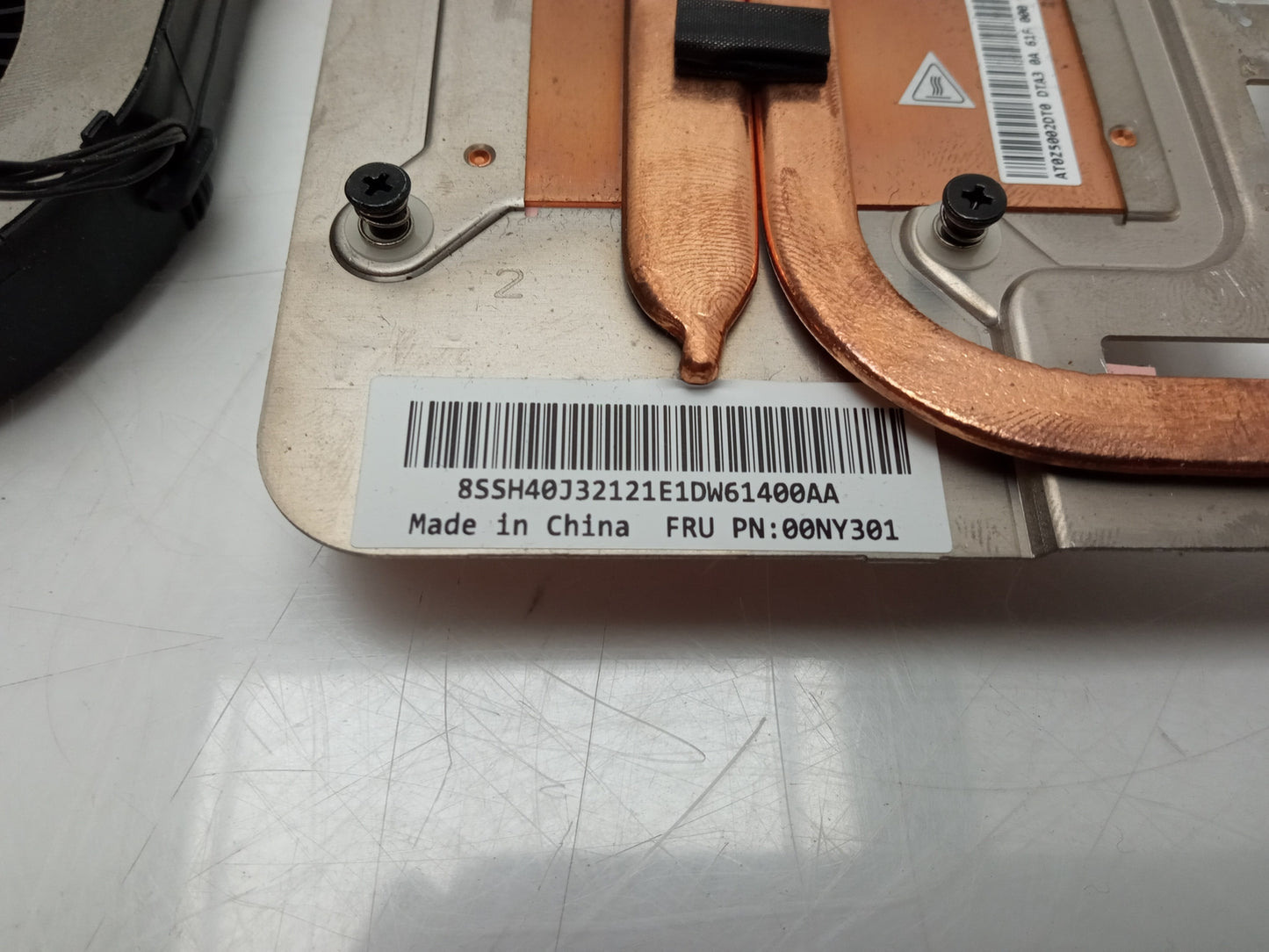 Lenovo ThinkPad P70 Laptop CPU Processor Heatsink and Fan 00NY301