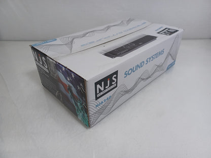 NJS NJA240 Stereo 2x 120W RMS 2U Rackmount Power Amplifier