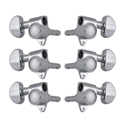 Grover Original Locking Rotomatics Machineheads ~ 3+3 ~ Chrome