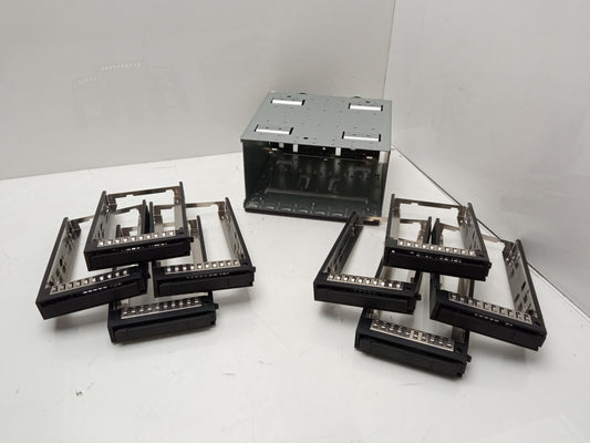 Intel RR2000 2.5" 8 Bay SAS SATA Hard Drive Backplane Cage and Caddy H88386-250