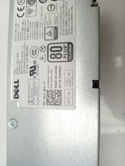 Dell OptiPlex 7050 240W SFF Power Supply 05WNDJ 5WNDJ