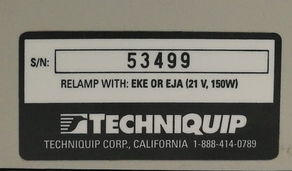 Techniquip Model 21 DC Halogen Fiber Optic Illuminator