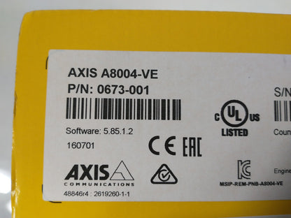 Axis A8004-VE Network Video Door Station Network Surveillance Camera