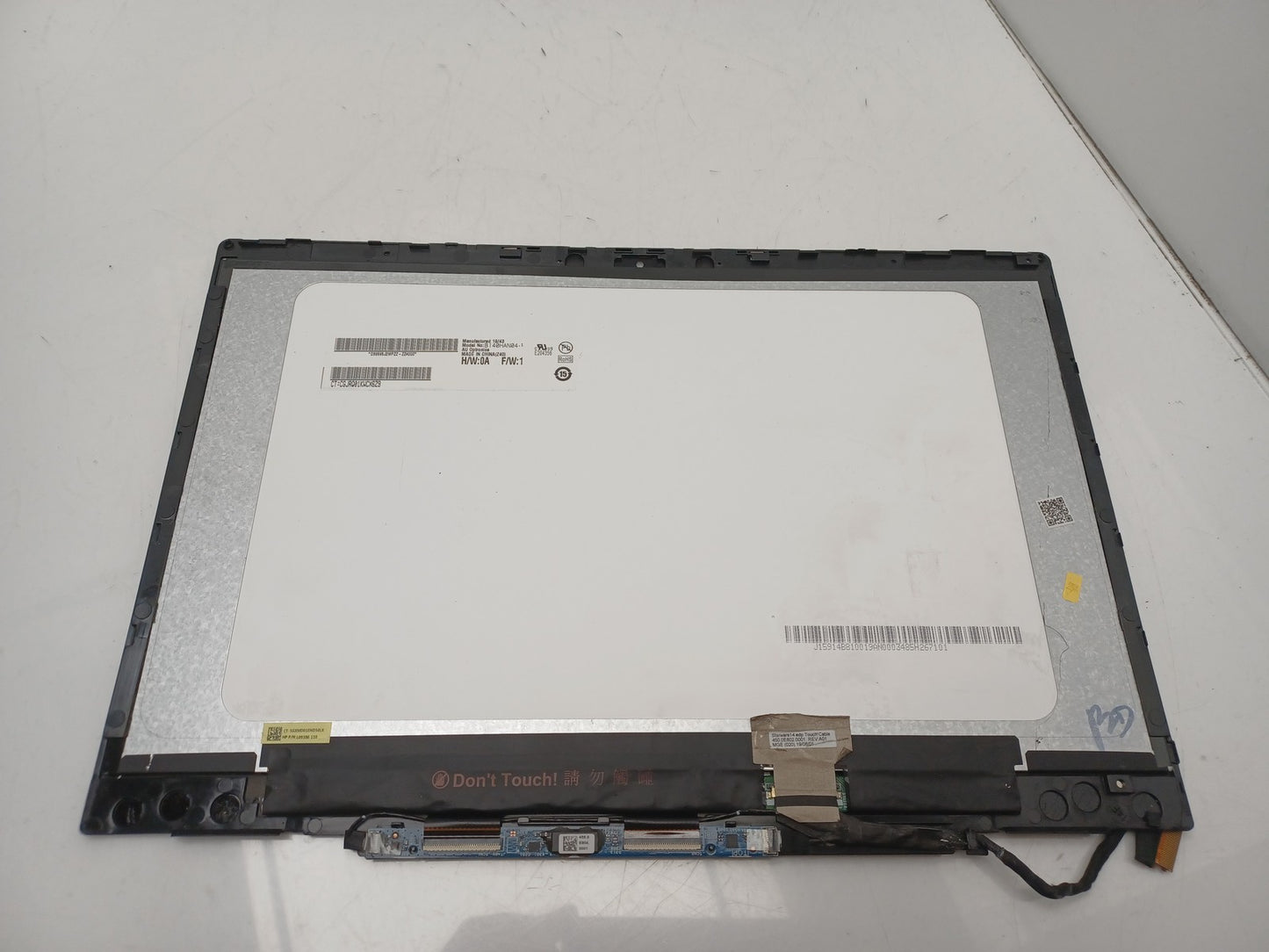 HP 14" Touch Screen Digitizer and LCD Display Panel L09386-110 B140HAN04.1
