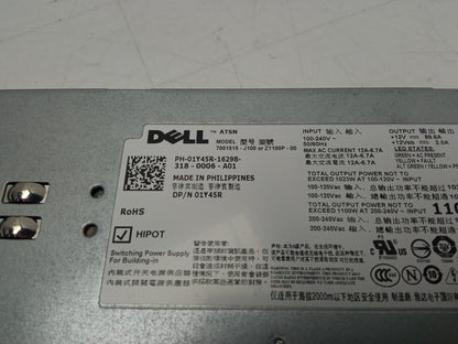 Dell PowerEdge R510 R910 1100W Server Power Supply Unit 01Y45R 1Y45R