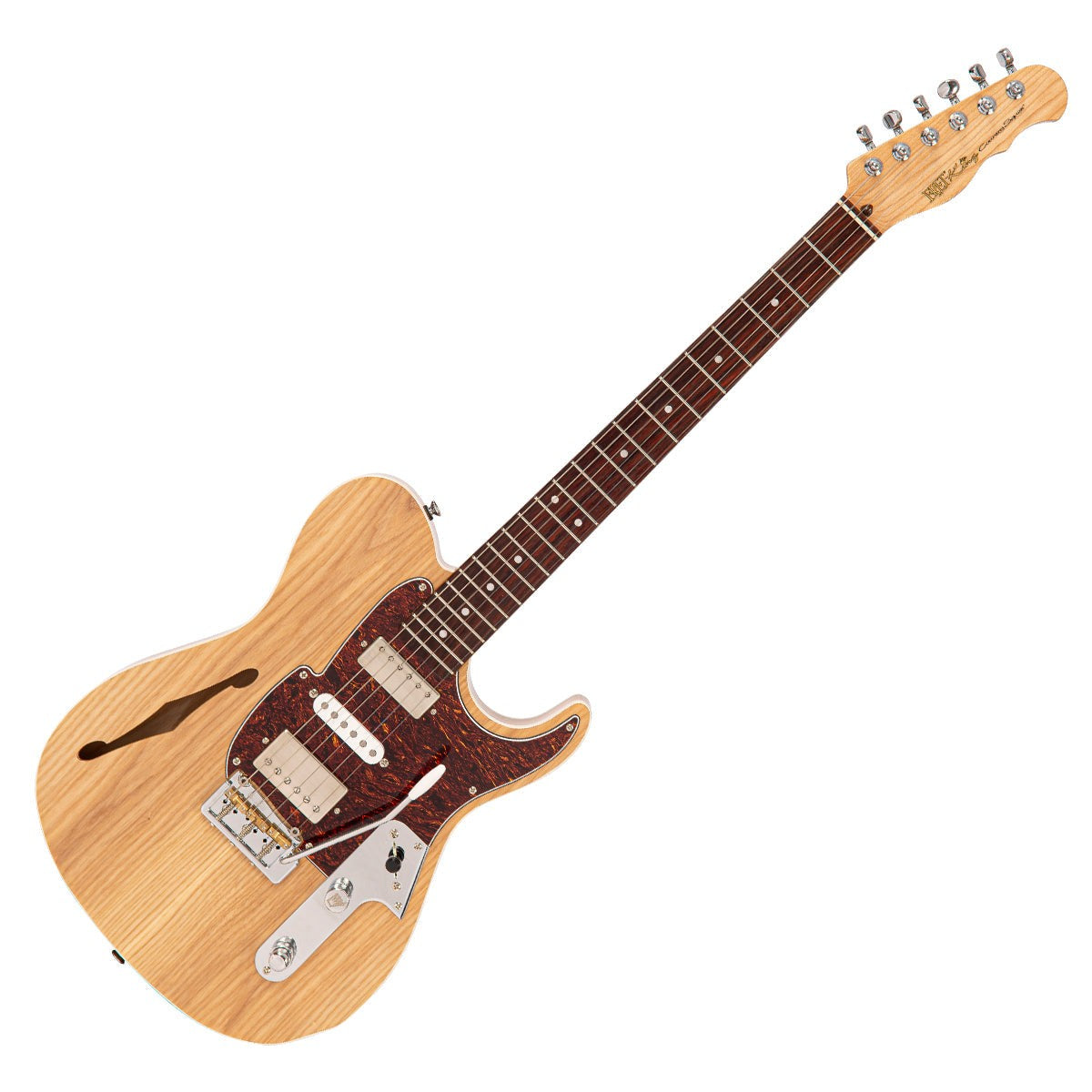 Fret-King Country Squire Semitone De Luxe Electric Guitar ~ Natural Ash