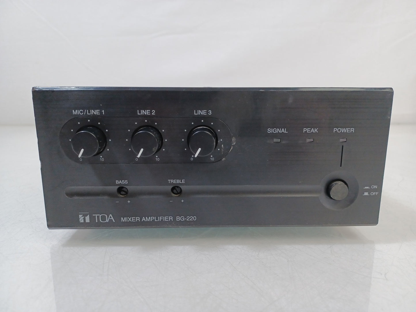 Toa Electronics BG-220 Amplifier & Mixer - 120V US Plug