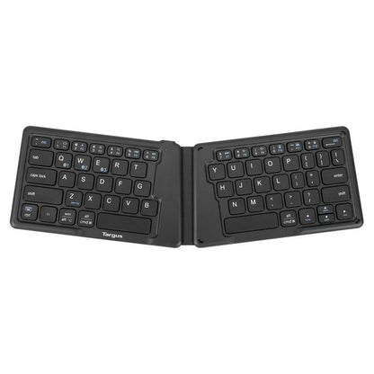 Targus Ergonomic Foldable UK QWERTY Bluetooth Antimicrobial Keyboard AKF003