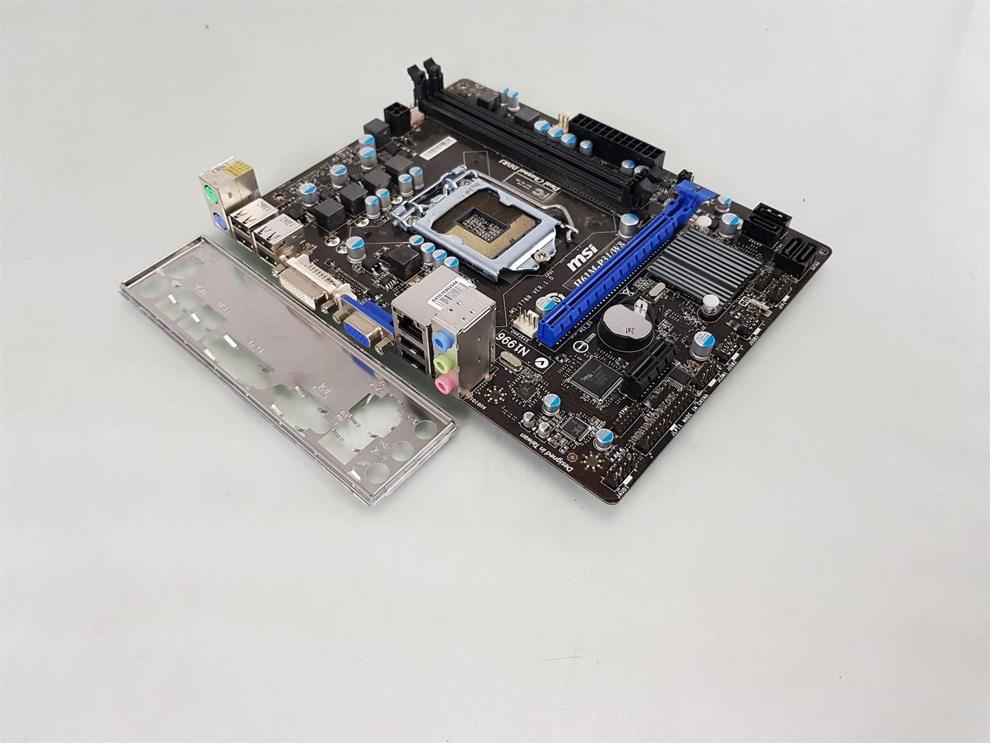 MSI H61M-P31/W8 Socket LGA1155 DDR3 Micro ATX Motherboard With I/O Shield