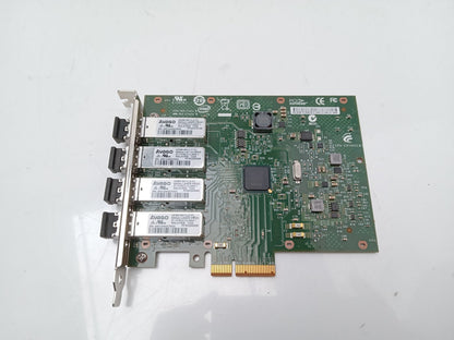 Intel I350F4 PCIe 4 Port SFP Ethernet Network Adapter Card I350-F4 0M54XX M54XX