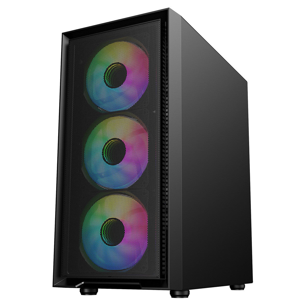 CiT Luna Airflow Micro-ATX Black PC Gaming Case Mesh Front Panel ‎CIT-LUNA-BLK