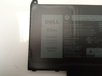 Dell 63Wh 15.2V 3941mAh Replacement Laptop Battery RJ40G