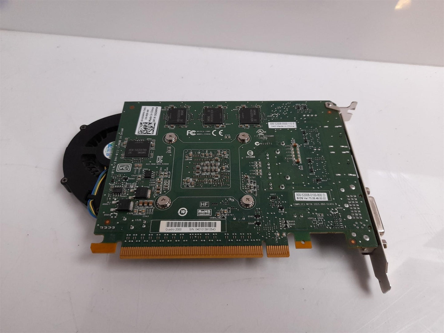 Nvidia Quadro 2000 1GB Workstation Graphics Video Card 0GGMPW GGMPW