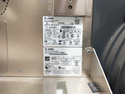 Zebra ZT410 USB Serial Direct Thermal Barcode Label Printer