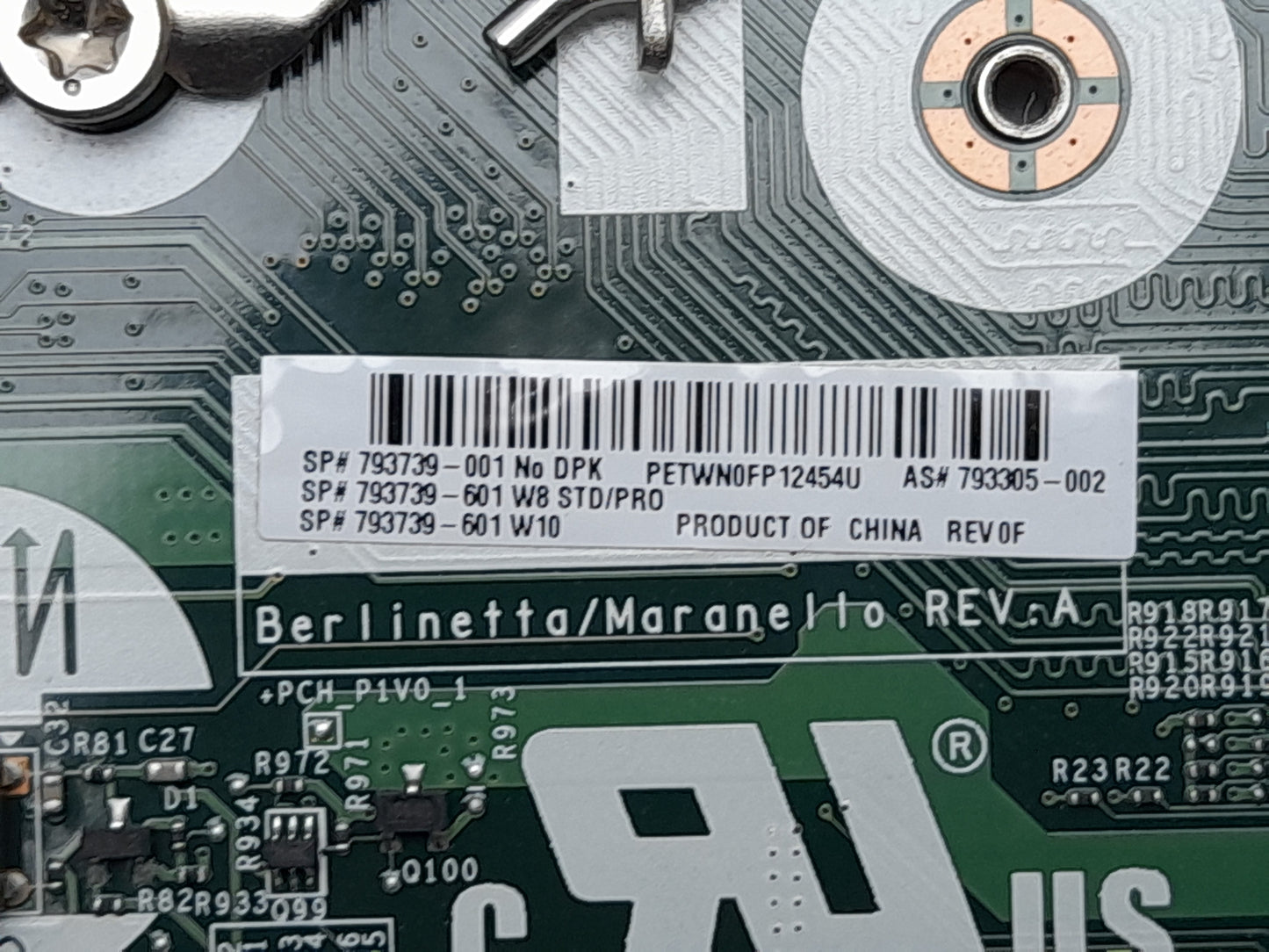 HP ProDesk 400 G3 Socket LGA1151 DDR4 Motherboard With I/O Shield 793305-002