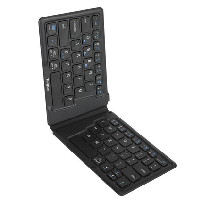 Targus Ergonomic Foldable UK QWERTY Bluetooth Antimicrobial Keyboard AKF003